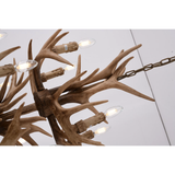 Layered Antler Chandelier in Natural | 42.5''