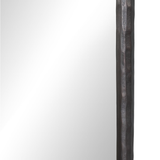 Tapered Floor Mirror in Bronzed Aluminum