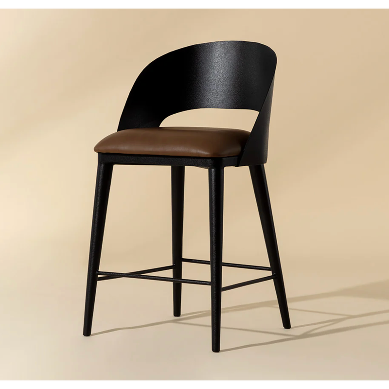 Dezirae Stool in Cognac