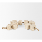 Mala Beige Cube Garland