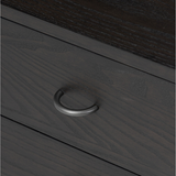 Zuma Nightstand in Smoked Black Ash Veneer