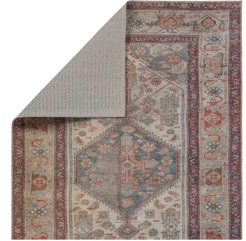 Canteena Rug - Red and Travertine