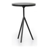 Corin End Table in Bluestone/Powder Black