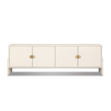Cressida Media Console in Ivory
