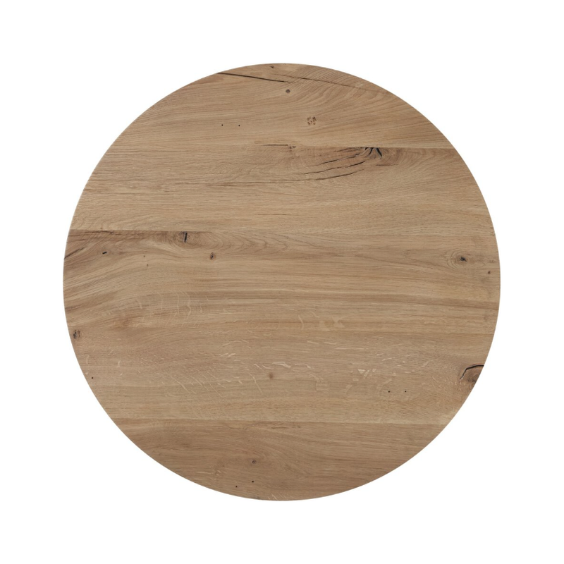 Matheus End Table in Natural French Oak