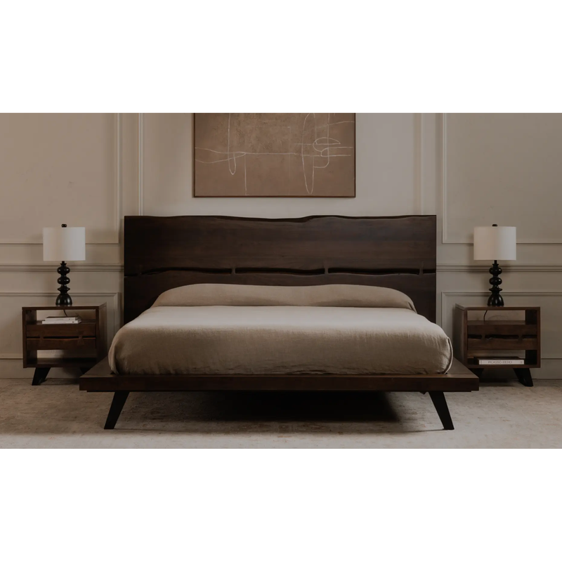 Madagascar Nightstand in Dark Brown