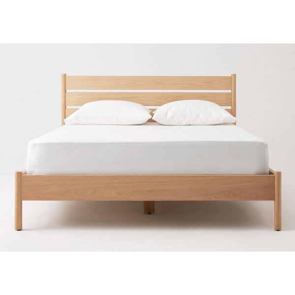 Monarch Bed - Oak with Metal Frame