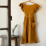Ada Apron | Saffron