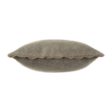 Scalloped Edge Cushion - Fog