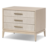 Rosenell Closed Nightstand in Natural Oak Veneer