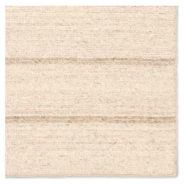 Bavell Almeda Rug in White Swan/Humus