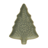 Tree Shaped Plate in Green