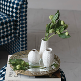 Basketweave Bud Vase