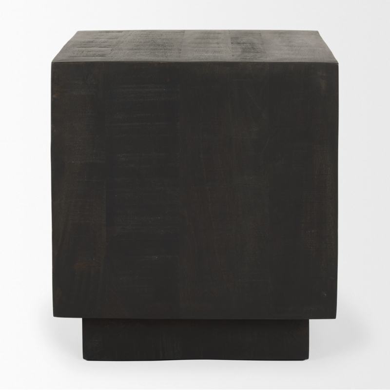 Hayden End Table in Dark Brown