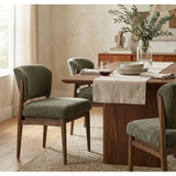 Athens Dining Chair in Olive Chenille