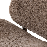 Celine Chair in Taupe Shearling