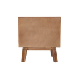 Gia 2 Drawer Nightstand in Warm Pecan