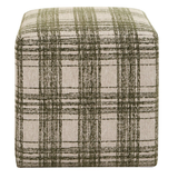 Joie Ottoman | Ireland Plaid