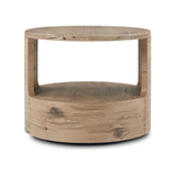 Matheus End Table in Natural French Oak