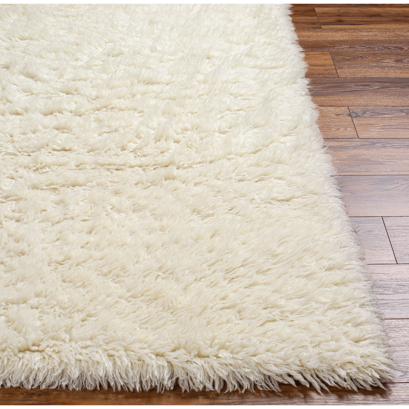 Alpaca Shag Rug in Cream