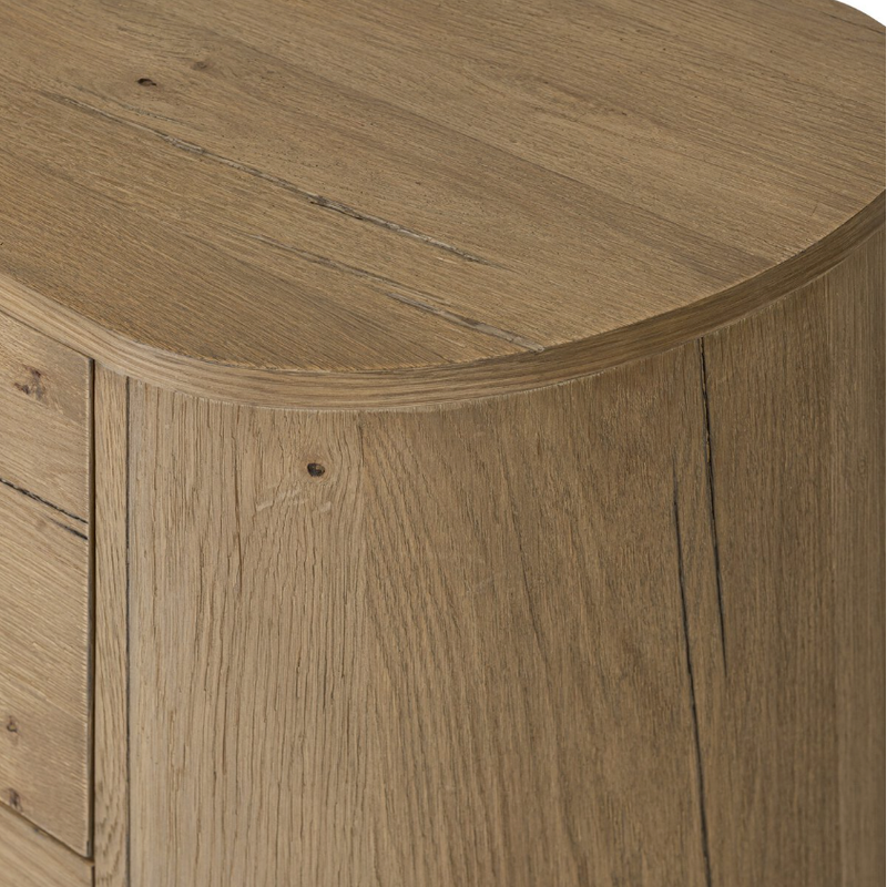 Paden Nightstand in Worn Oak Veneer