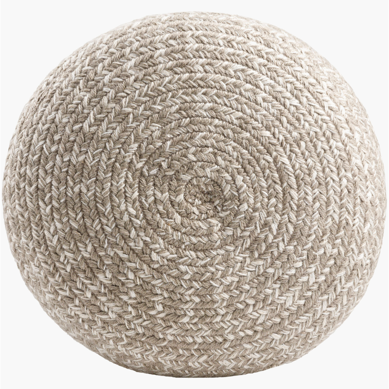 Entwined Pouf in Natural