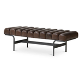 Harrison Bench in Dark Brown