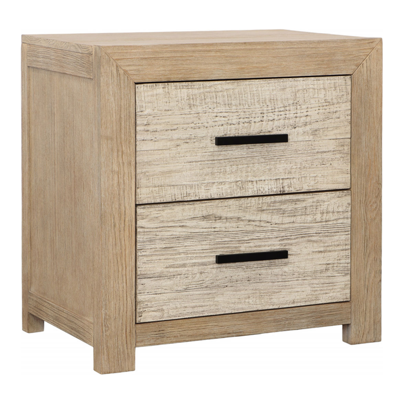 Roux Nightstand Double Drawer