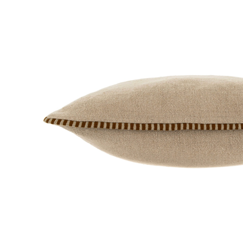 Honfleur Linen Cushion - Sienna
