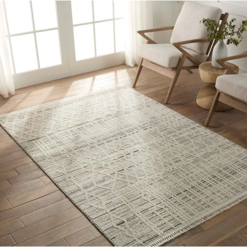 Lore Rug - Cream and Grey