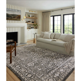 Odette Rug Collection - Charcoal and Silver