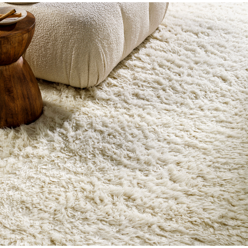 Alpaca Shag Rug in Cream
