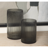 Dawn Vase - Smokey Black