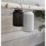 Sunburst Solar LED Lantern Black