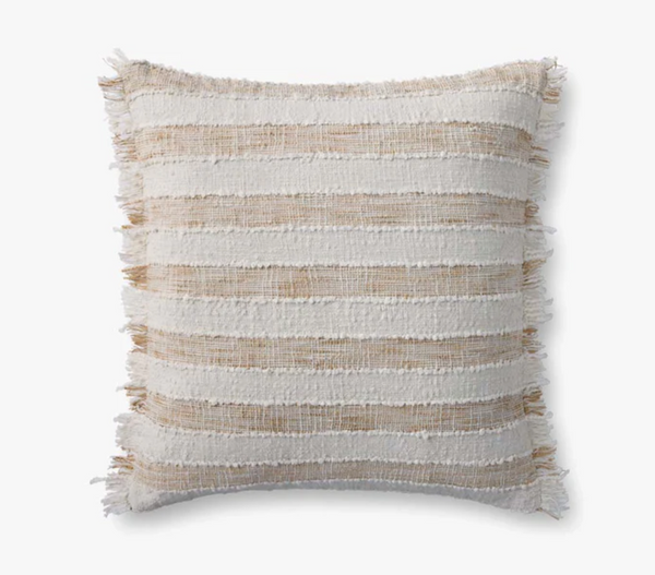 Adley Cushion in Beige / Ivory