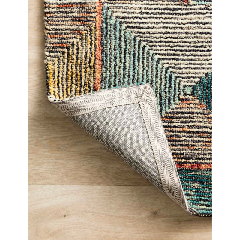 Spectrum Rug in Lagoon/ Spice