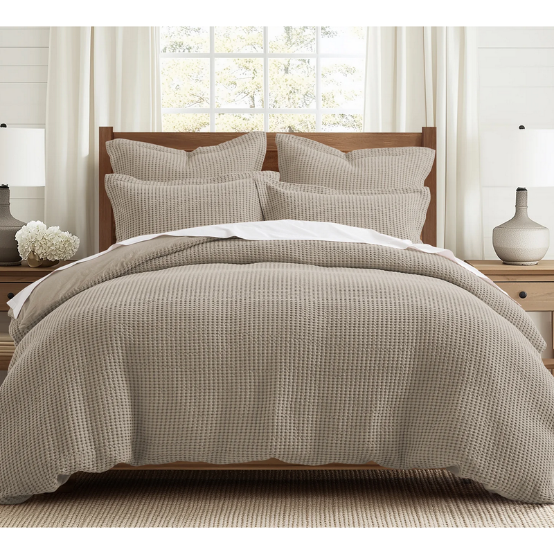 Waffle Duvet Set Twin
