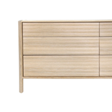 Runway 6 Drawer Dresser in Light Oak