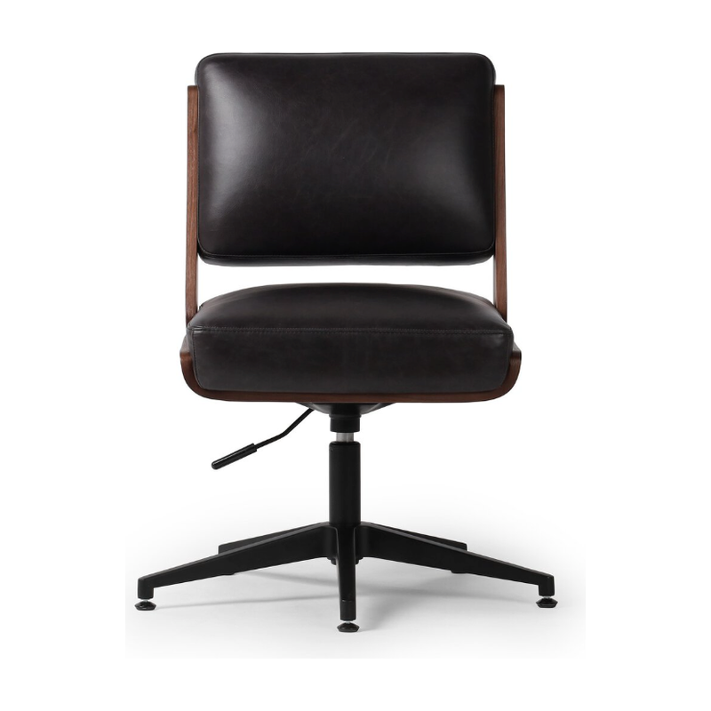 Landon Armless Desk Chair in Sonoma Black