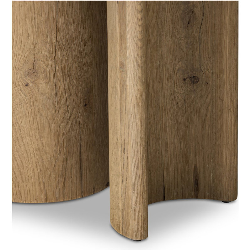 Paden End Table in Worn Oak Veneer
