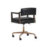 Keagan Office Chair in Cortina Black