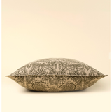 Floria Linen Cushion - Green 24" x 24"