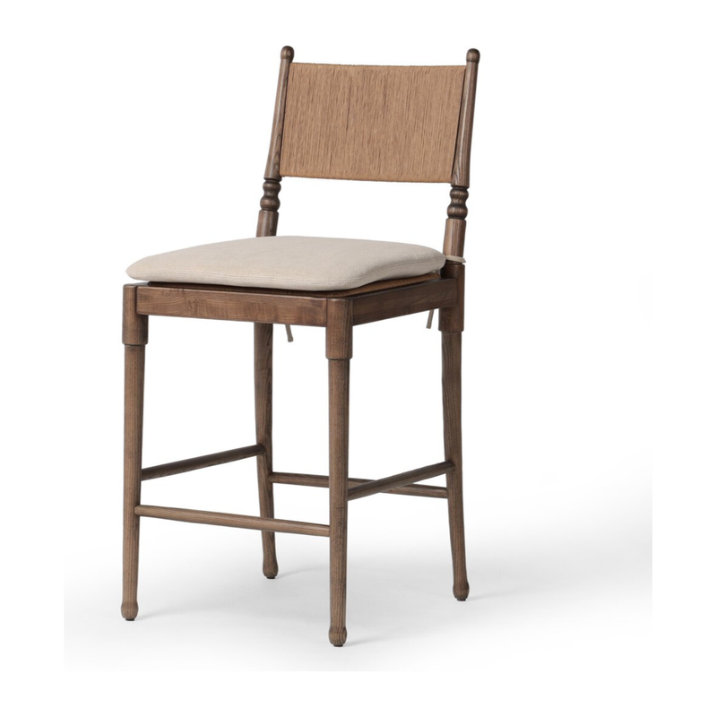 Fayth Counter Stool in Broadway Dune