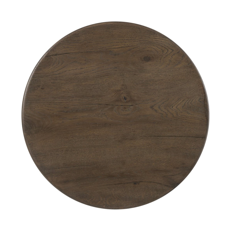 Matheus End Table in Grey French Oak