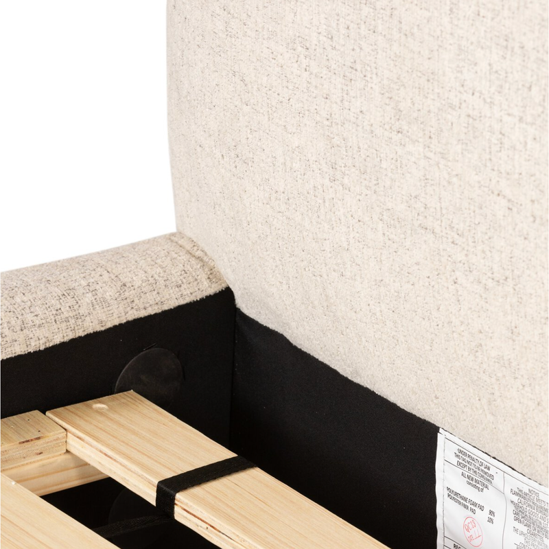 Aidan Bed in Plushtone Linen