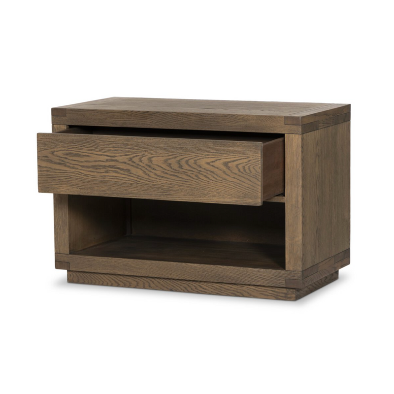Warby Nightstand in Worn Oak Veneer