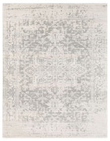Harput Rug in Medium Gray/Light Beige