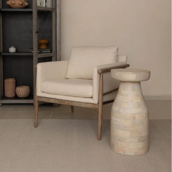 Bronte Club Chair in Beige