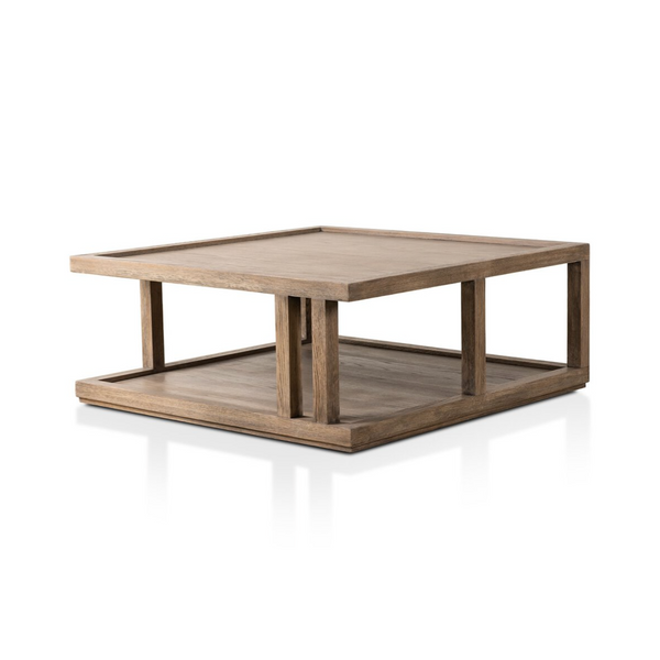 Charley Coffee Table in Warm Natural Oak
