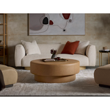 Arlo Ottoman in Milliken Cognac